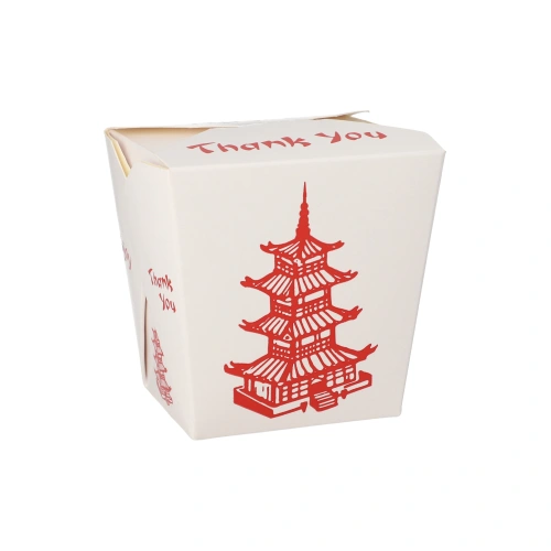 Starpak Snackboxen "ASIA" eckig 770 ml 10,3 cm x 8 cm x 6,6 cm "Temple", 10 x 50 Stück