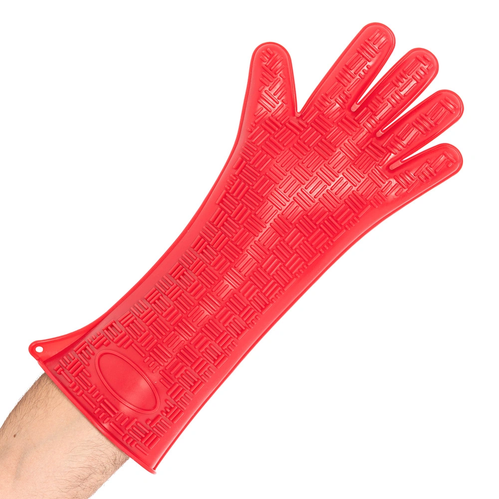 Hygostar Heatblocker, Silikon Hitzeschutzhandschuhe rot, VE 2 Stück