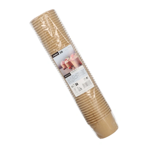 Starpak Eisbecher, Pappe rund 100 ml Ø 7,5 cm, 4,9 cm braun, 20 x 50 Stück