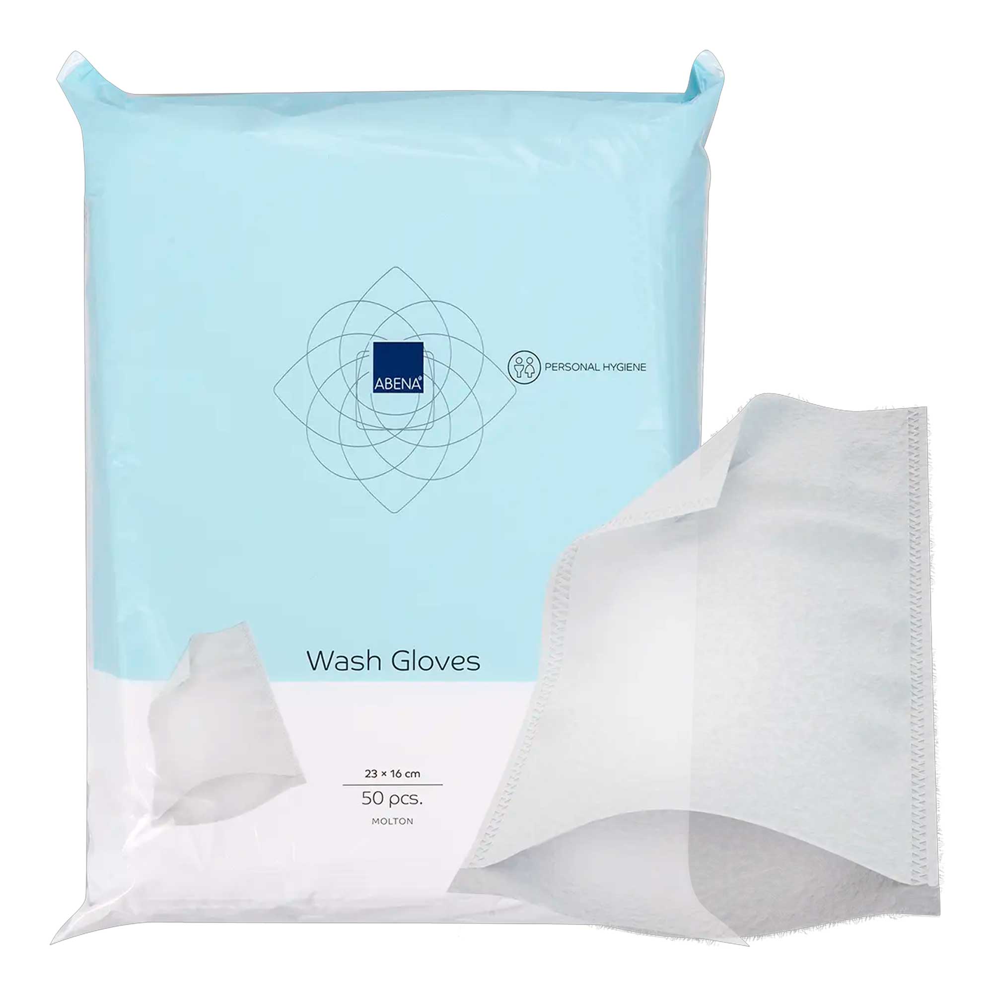 ABENA Einmalwaschhandschuhe Molton Ultra Sonic