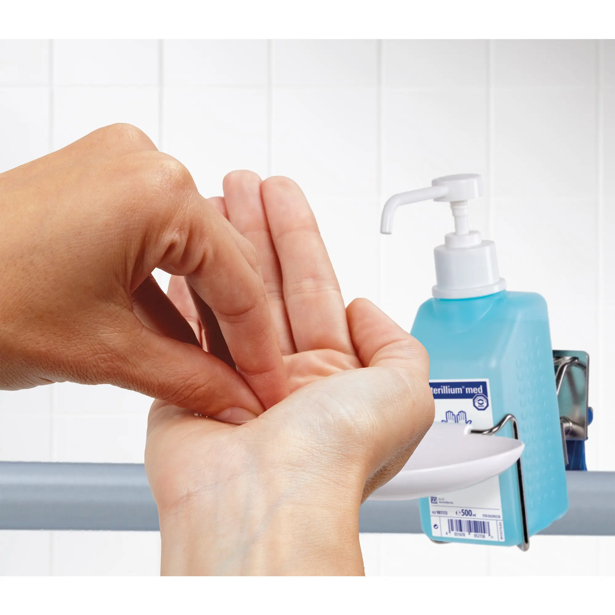 Bode Sterillium med Händedesinfektionsmittel 1000 ml von Bode-Chemie, farbstoff- und parfümfrei, 85 % Ethanol, wirksam gegen Noroviren, VAH- und RKI-gelistet