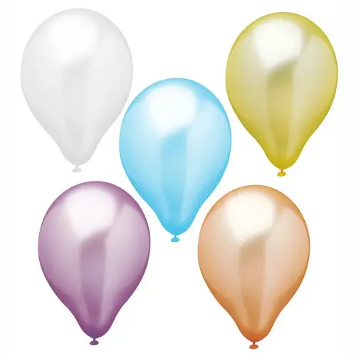 PAPSTAR 10 Luftballons Ø 25 cm farbig sortiert "Pearly"