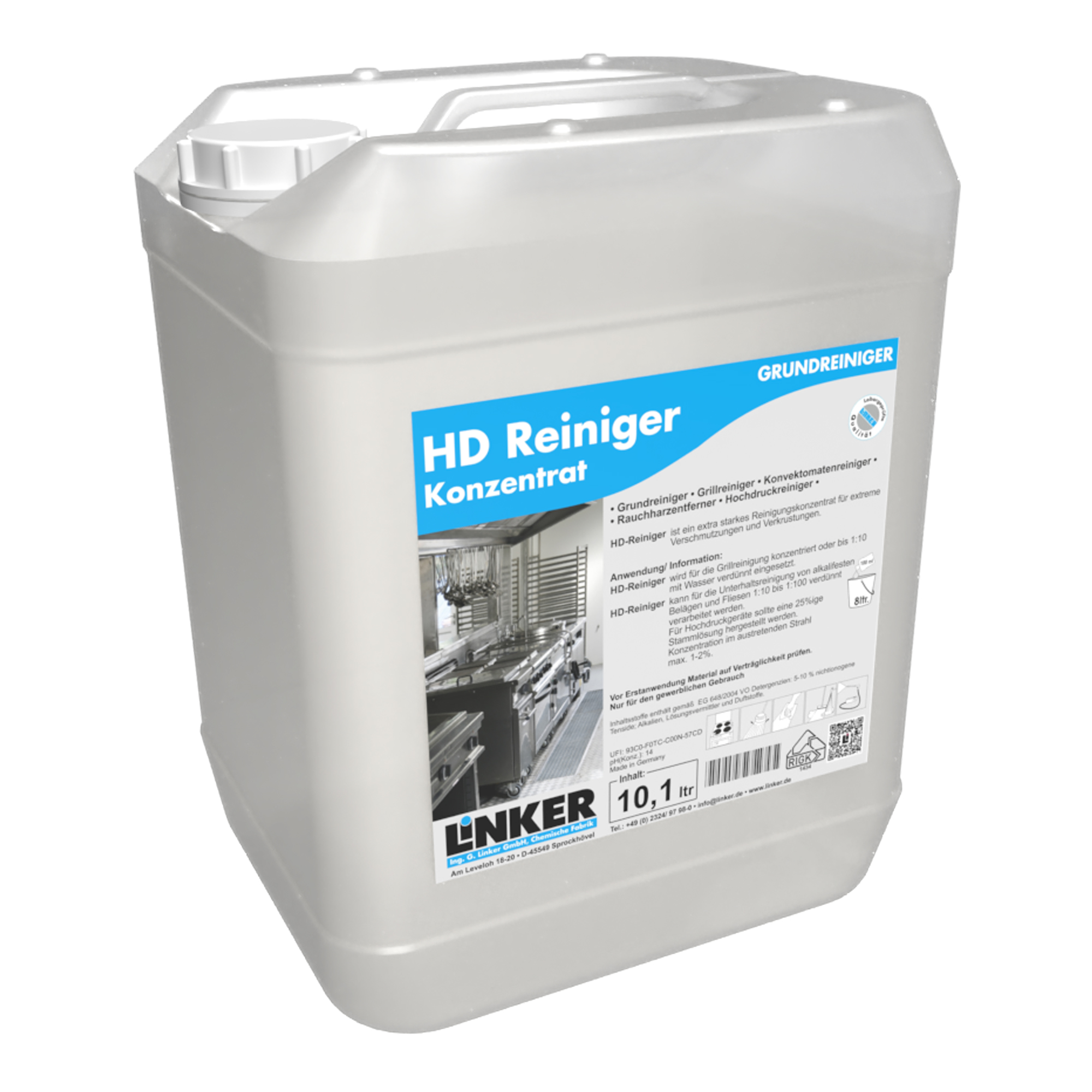 Linker HD-Reinigerkonzentrat 10 Liter Kanister 037-10_1