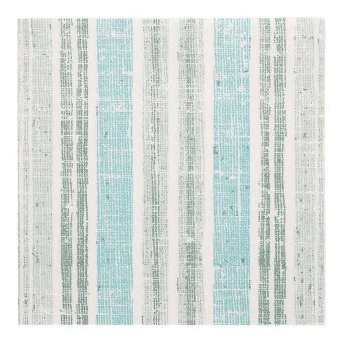 PAPSTAR Servietten "ROYAL Collection" 1/4-Falz 40 x 40 cm dunkelgrün "Stripes" mit gewebter Stoffoptik, FSC-zertifiziert, weich, formstabil, Artikel 37034