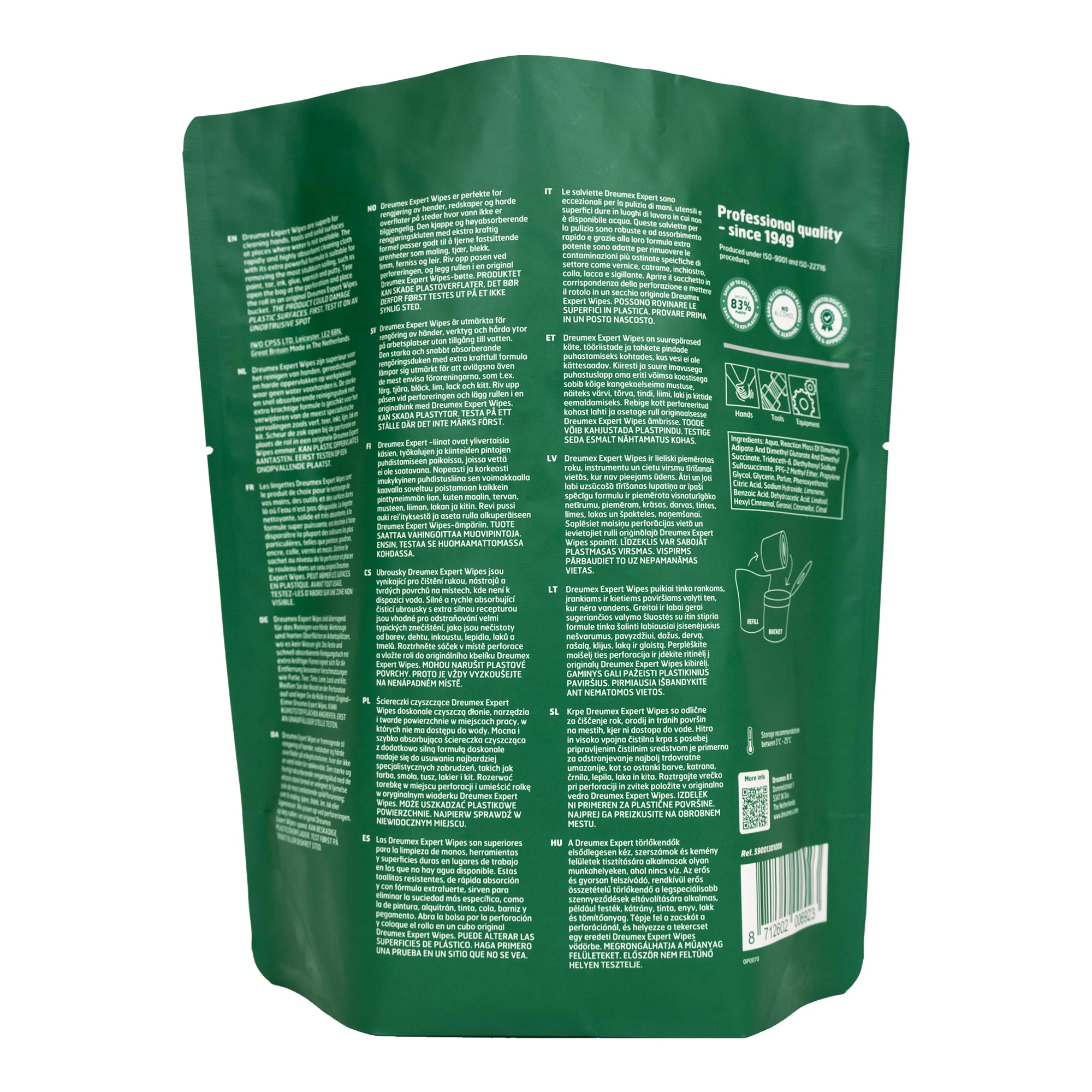 Dreumex Expert Wipes Handreinigungstücher
