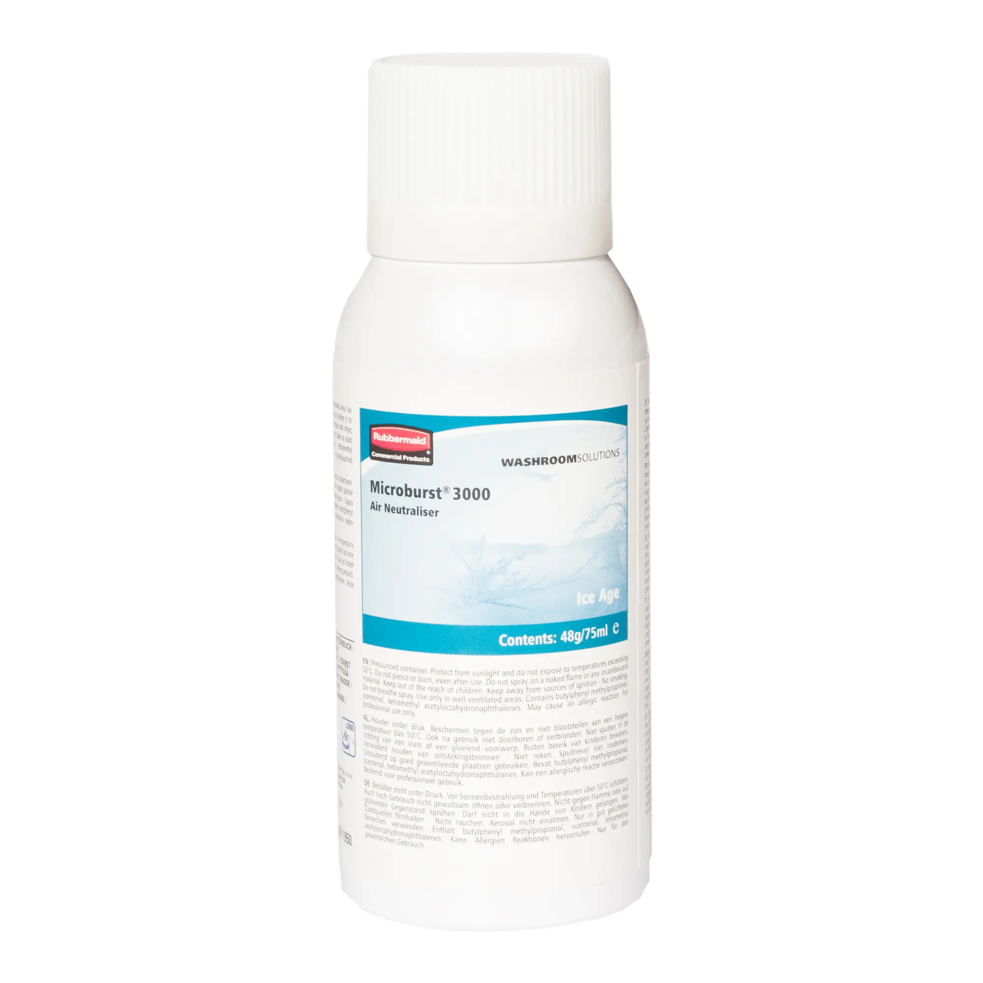 Rubbermaid Microburst 3000 Duftspender-Nachfüllset Ice Age 75 ml Nachfüller für automatischen Duftspender, lang anhaltender Lufterfrischer von Rubbermaid