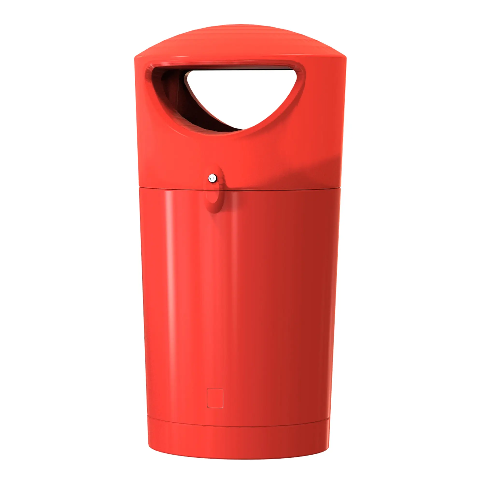 Sarima Metro Hooded Abfallhälter 100 Liter 2 Einwurföffnungen rot 31719242_1