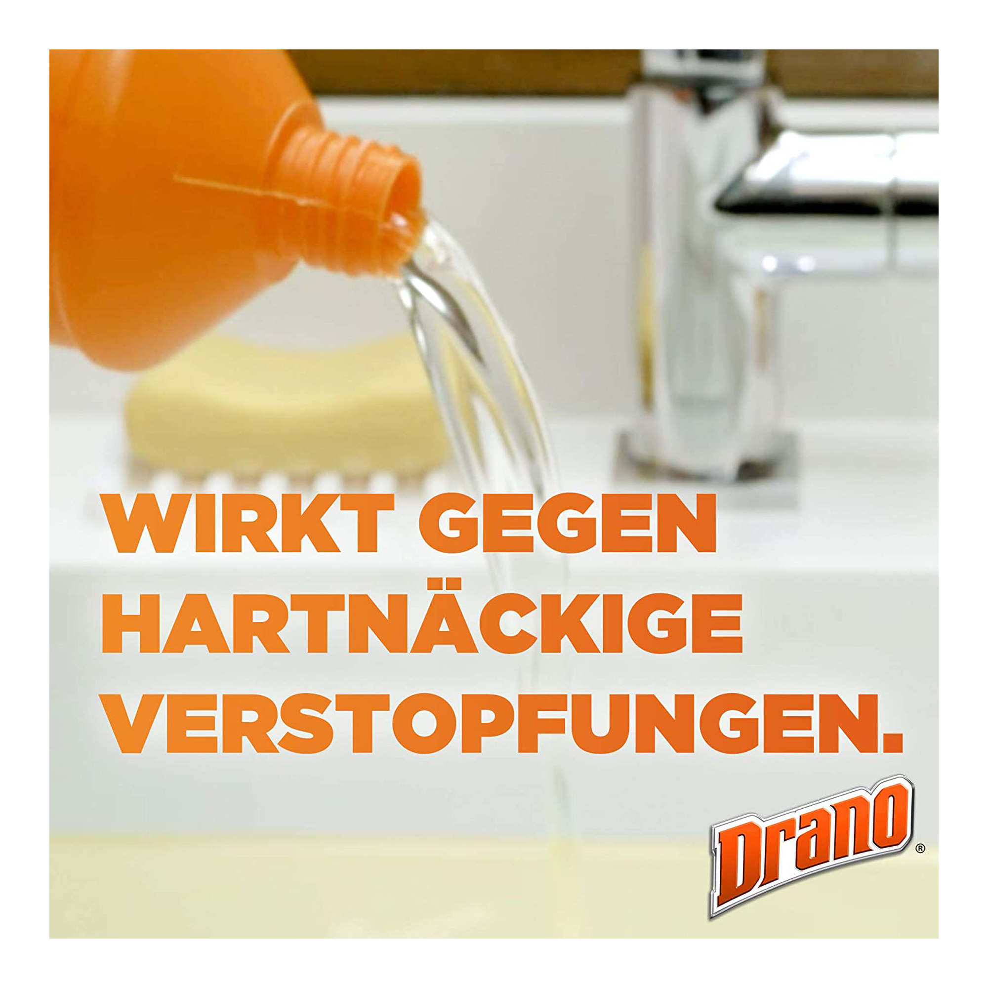 Mr Muscle Drano Rohrfrei Powergel, Abflussreiniger & Rohrreiniger