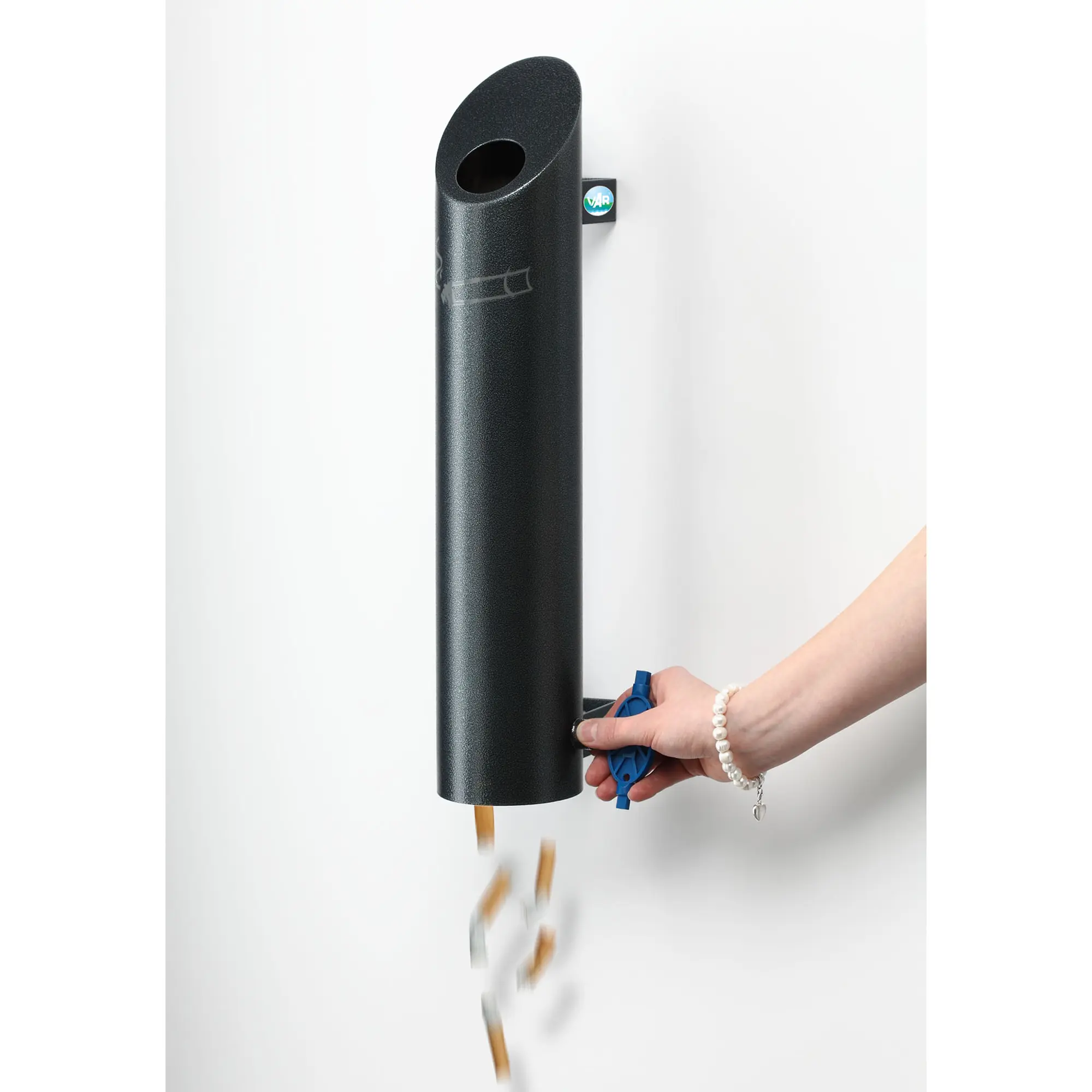 VAR Wandaschenbecher SG 50 Edelstahl