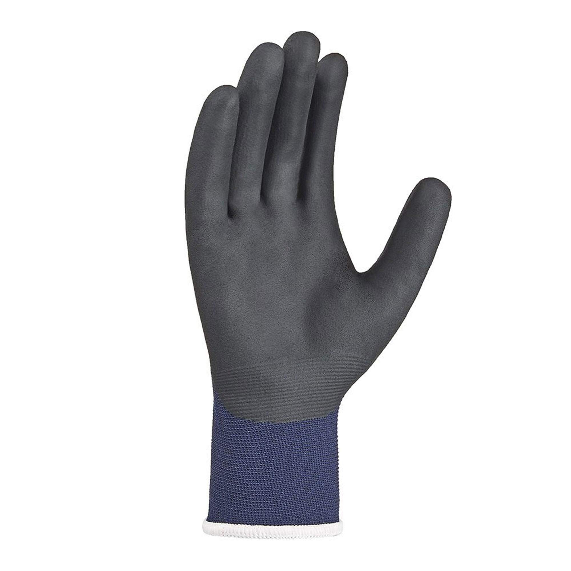 teXXor eco touch 2451 Strick Arbeitshandschuhe mit Nitril-Beschichtung blau/schwarz, VE 144 Paar