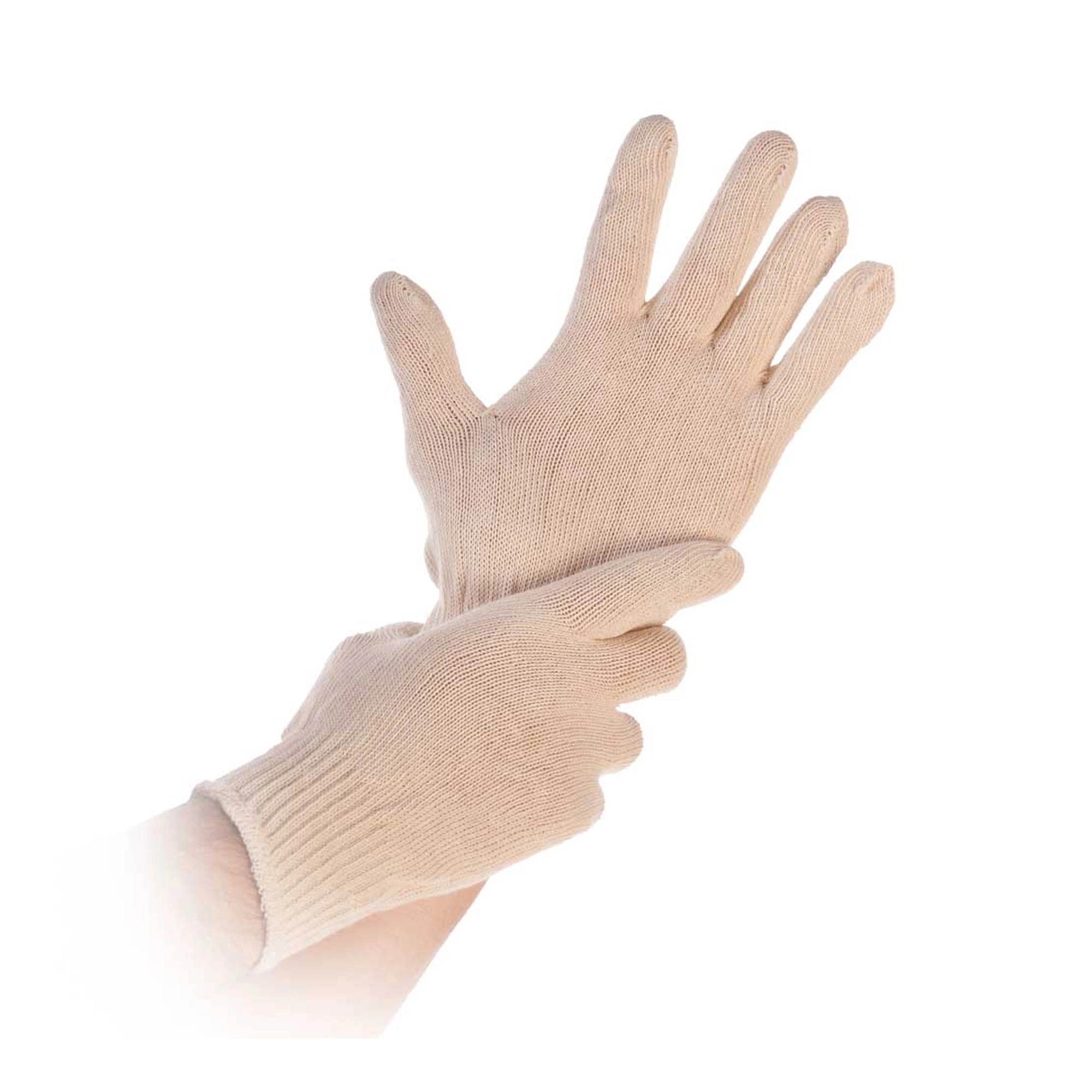 Hygonorm Cuff Light Baumwollhandschuhe natur, VE 600 Paar