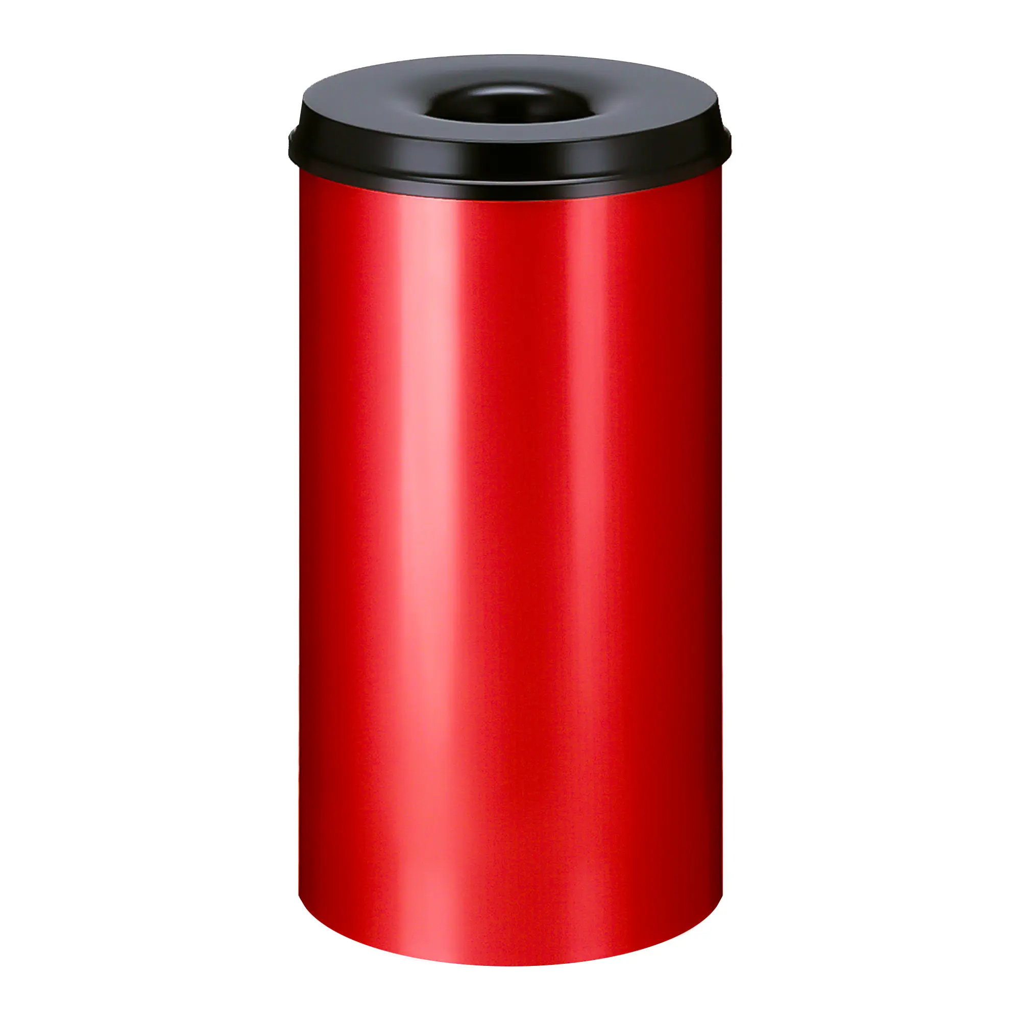 V-Part Feuerlöschender Papierkorb 50 Liter rot/schwarz 31001972_1