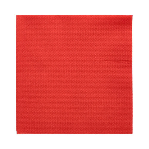 PAPSTAR Servietten, 1-lagig 1/4-Falz 33 x 33 cm rot, 12 x 100 Stück in Folienverpackung, FSC- und Nordic-Ecolabel-zertifiziert