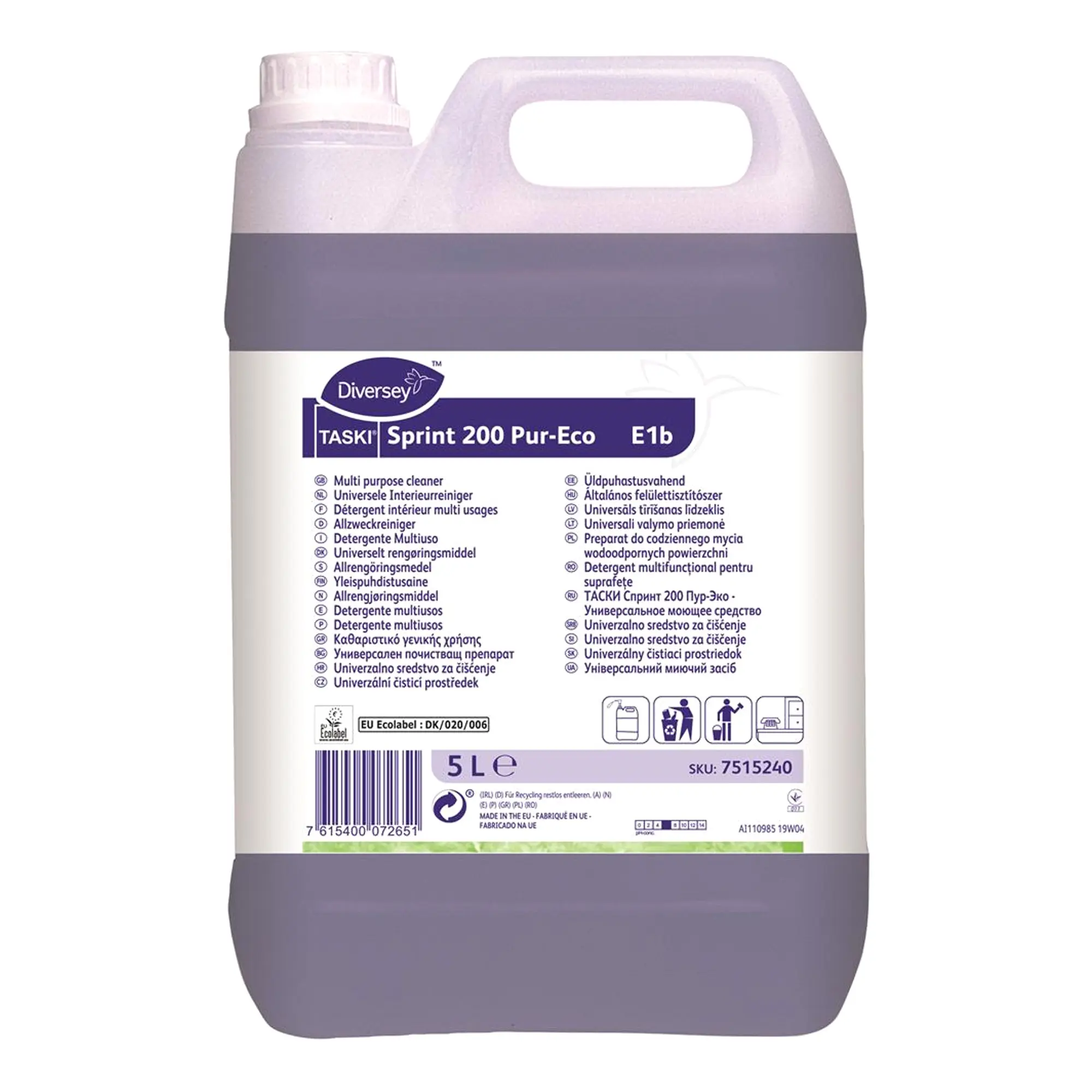 TASKI Sprint 200 Pur-Eco E1b neutraler Oberflächenreiniger