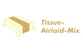 Tissue-Airlaid-Mix Tischdekoration in Beige mit Tischdecke und Tischläufer für festliche Anlässe, Artikelnummer