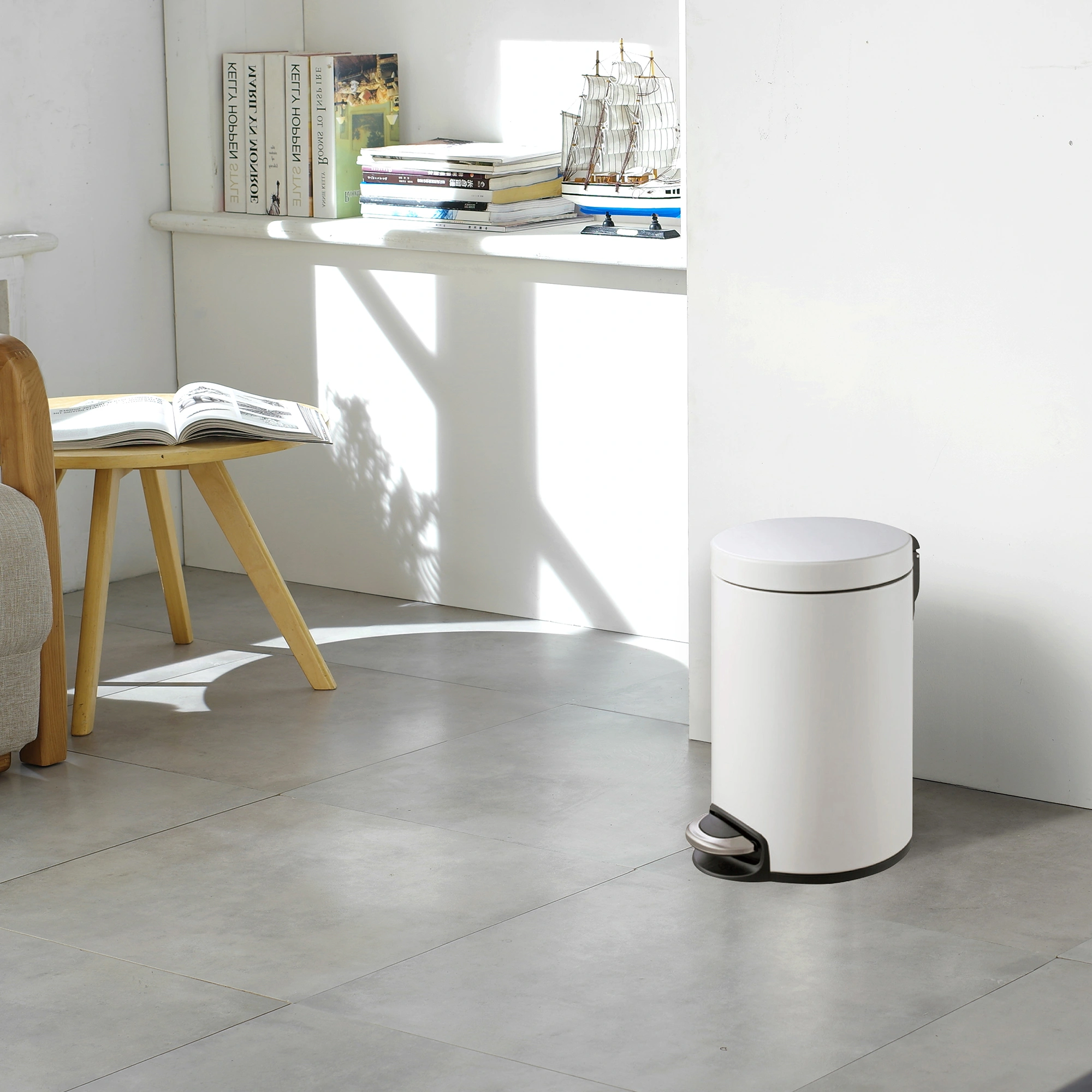 EKO Serene Treteimer 12 Liter Klappdeckel mit Pedal