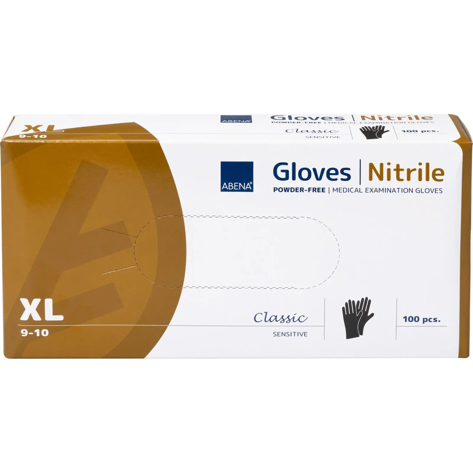 ABENA Nitril-Handschuhe schwarz, ungepudert VE 100 Stück