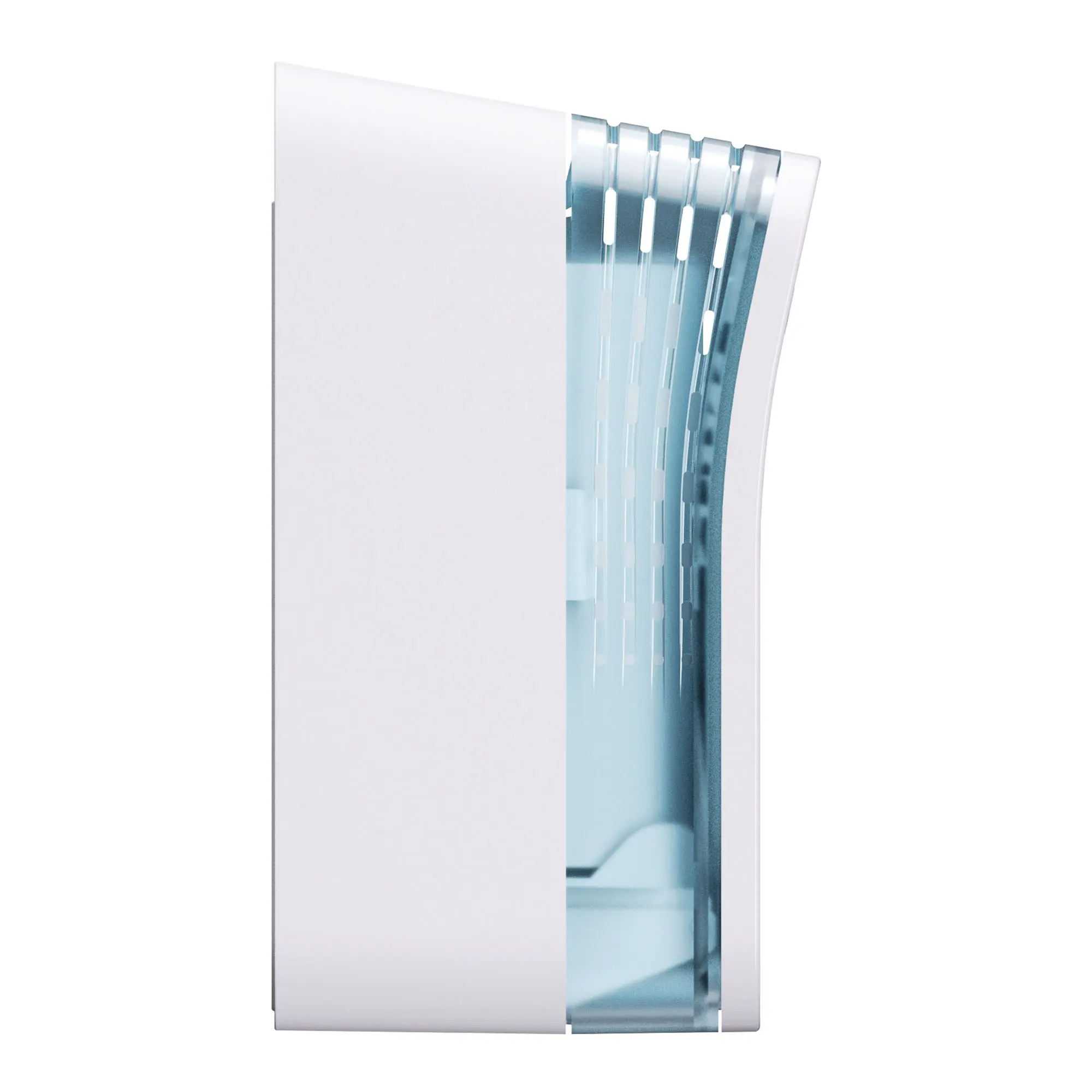 Satino HYGINITY Lufterfrischer Eco AR1 von Satino by Wepa, weißer Wandspender mit umlaufendem Sichtfenster für 225-ml-Refills, Artikel AR1