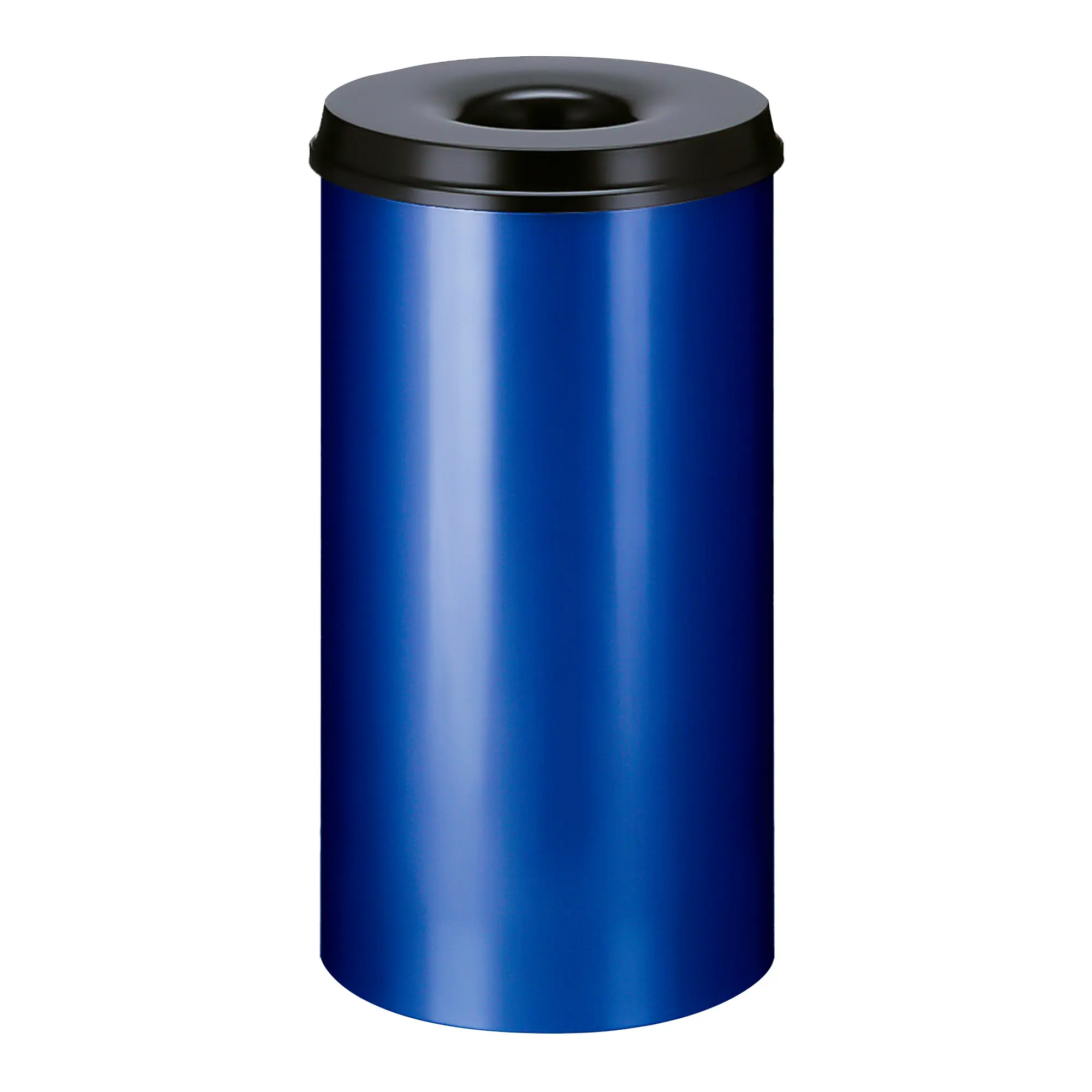 V-Part Feuerlöschender Papierkorb 50 Liter blau/schwarz 31014736_1
