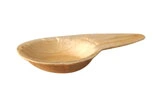Holz Löffelschale natur, kleine Servierschale mit Griff aus Holz für Tapas, Dips und Snacks, Artikelnummer 0001