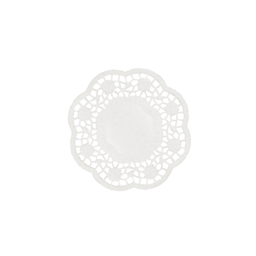 PAPSTAR 1000 Teller- und Tassendeckchen rund Ø 10 cm weiß