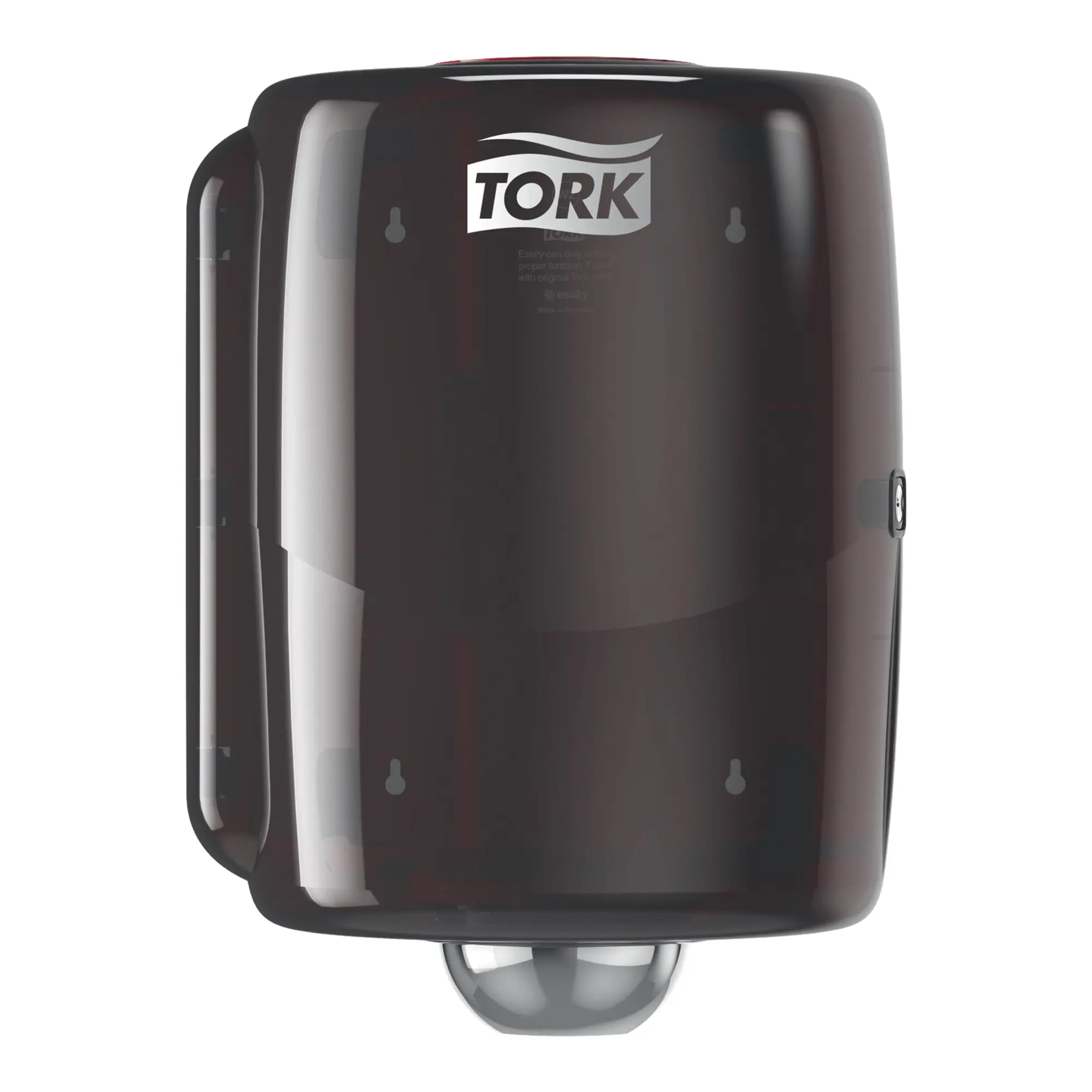 Tork Performance Maxi-Innenabrollungsspender W2 Wandspender aus Kunststoff für W2-Centerfeed-Mehrzweckrollen, abschließbar, Artikelnr. 653000/653008