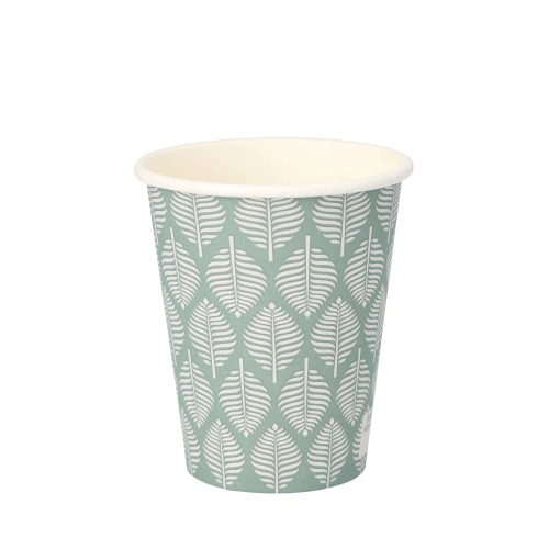 Starpak Trinkbecher, Pappe "To Go" 0,2 l Ø 8 cm, 9,1 cm "Lövdans", 20 x 20 Stück