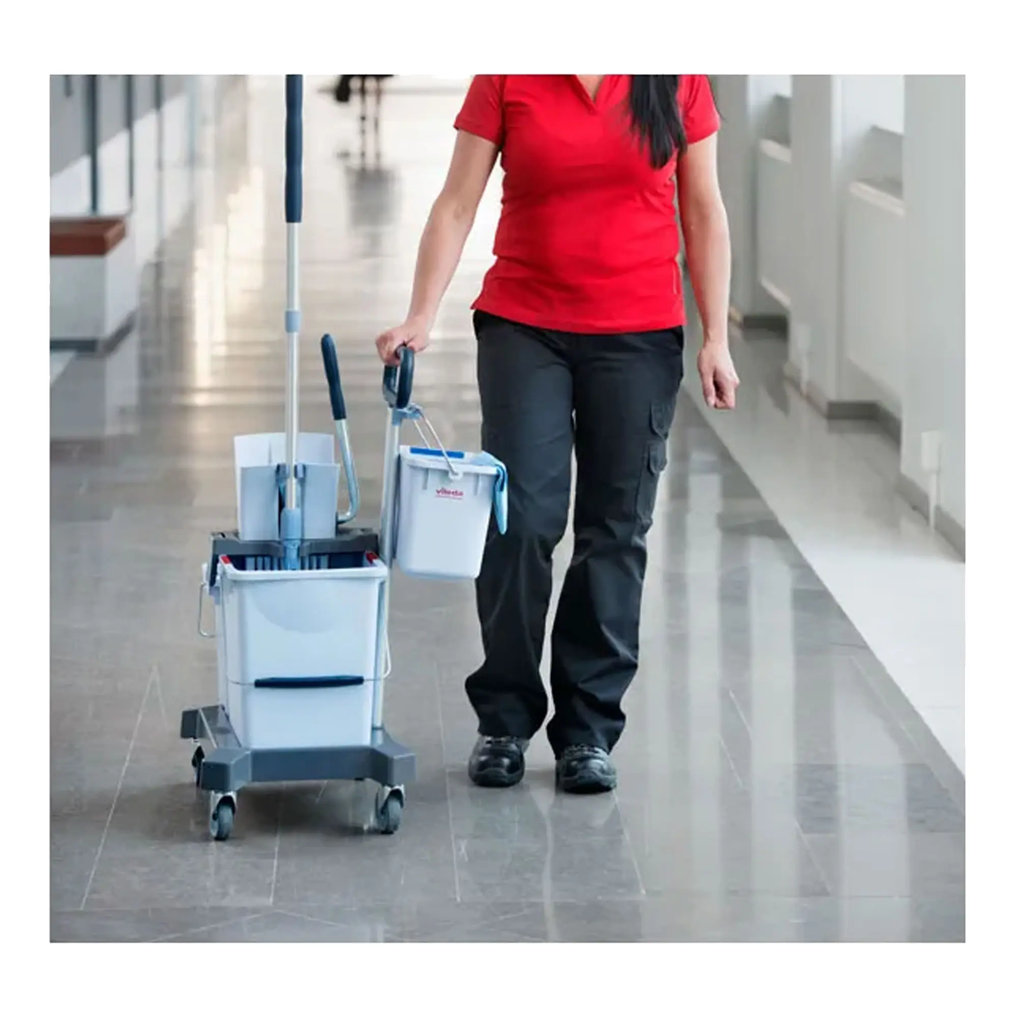 Vileda UltraSpeed Pro Doppelfahreimer Ready-to-Go Set