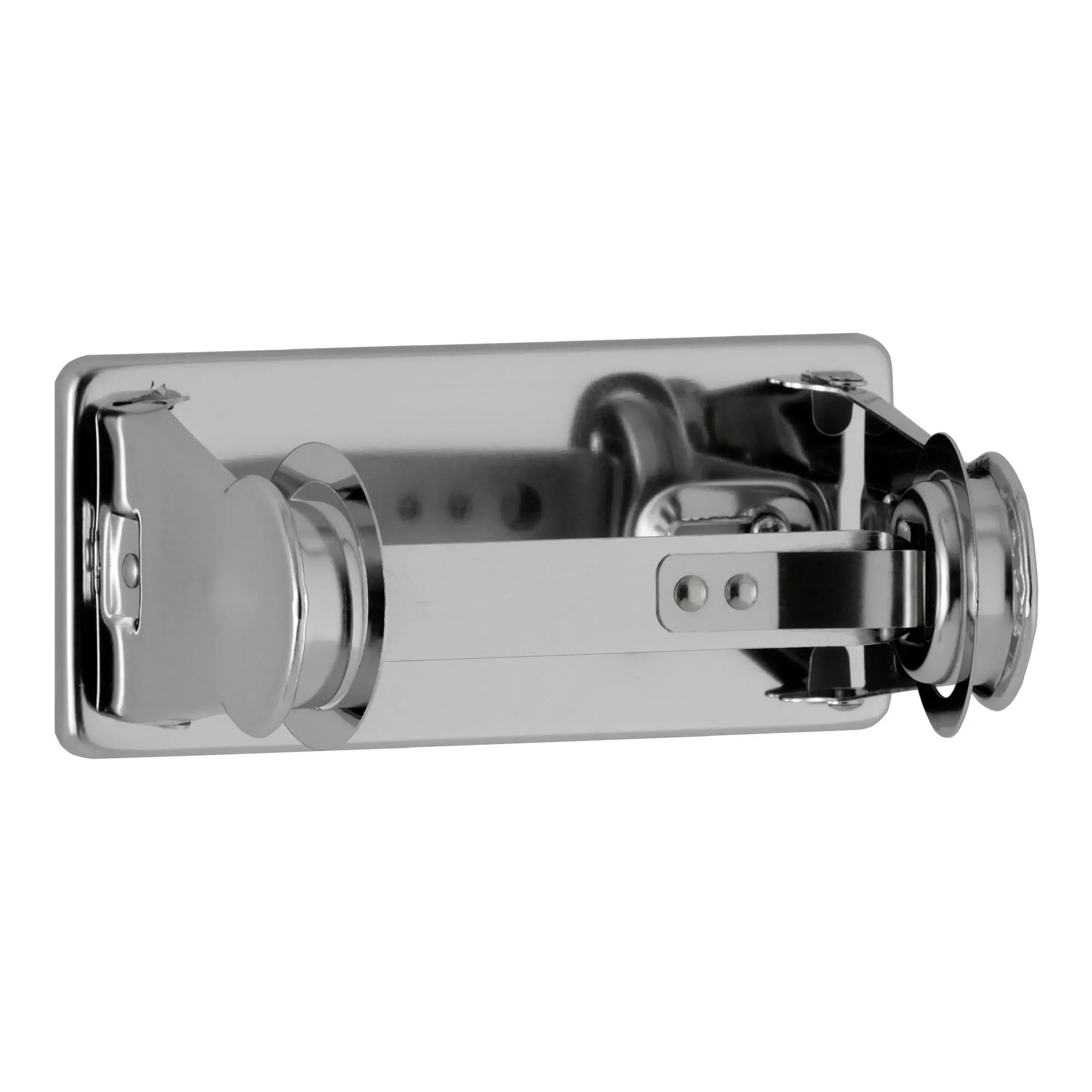 Bobrick B-264 WC-Papierrollenhalter für Einzelrolle, verchromter Stahl, vandalensicherer Halter für Standard-Toilettenpapierrollen, Artikelnummer B-264