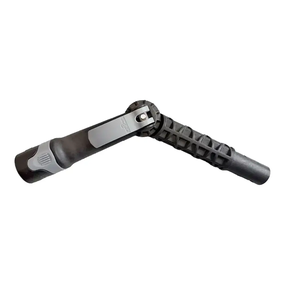 Unger ErgoTec Ninja 6in1 Carbon-Stangen-Glasreinigungsset, ergonomischer schwenkbarer Griffaufsatz von Unger für professionelle Glas- und Fensterreinigung