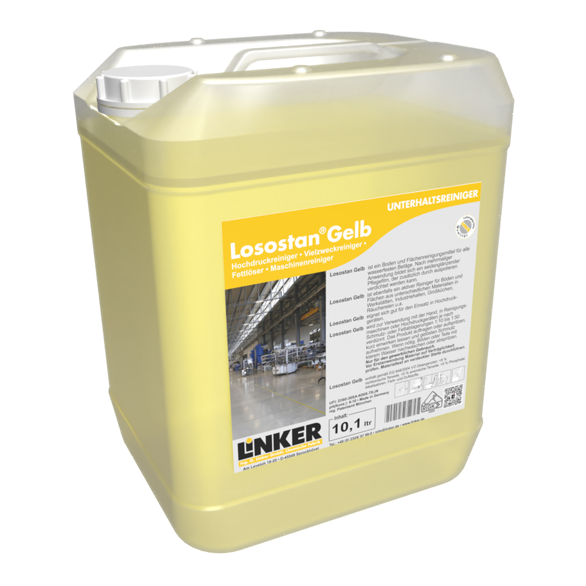 Linker Losostan Gelb Fettlöser 10 Liter Kanister 055-10_1