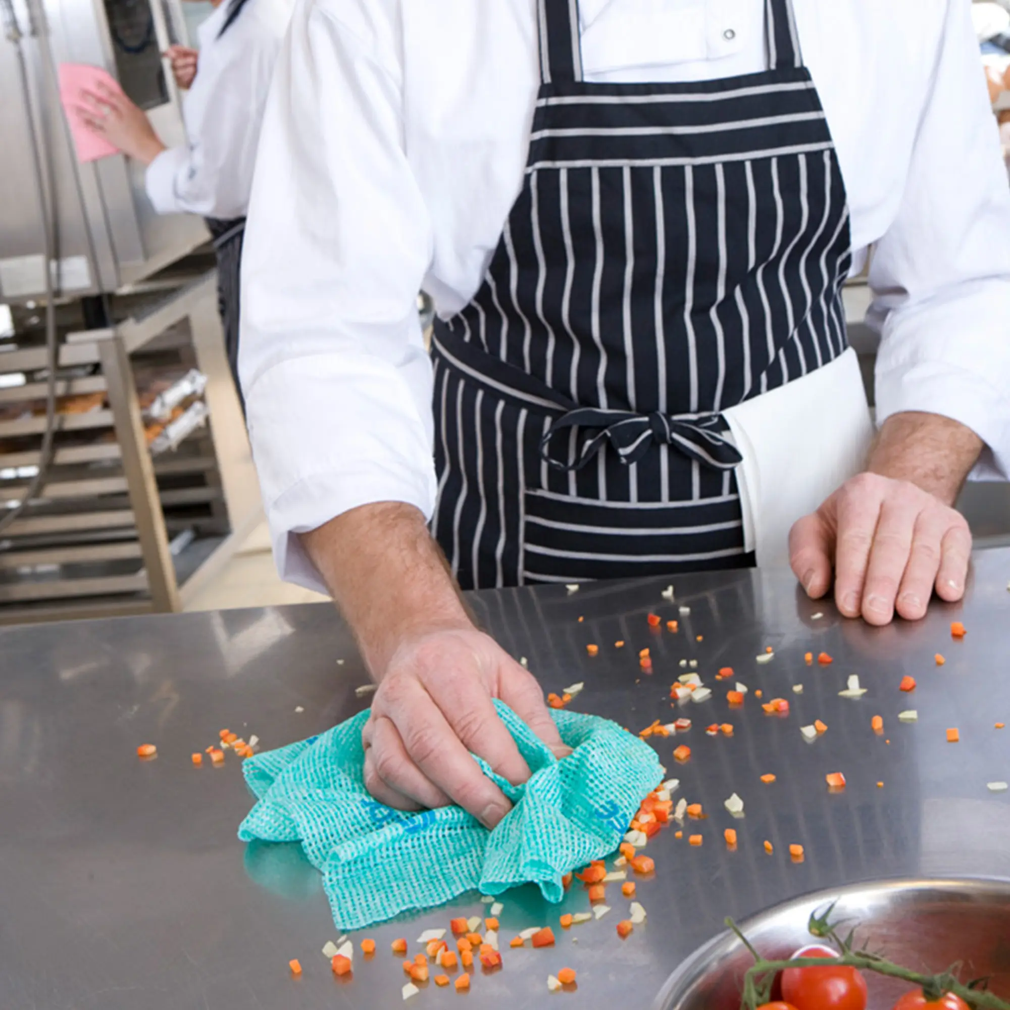 Chicopee Lavette Super Wisch- und Spültücher 51 x 36 cm, 25 Stück, gelb im Block, lebensmittelecht nach HACCP für Küchen, Kantinen und Restaurants