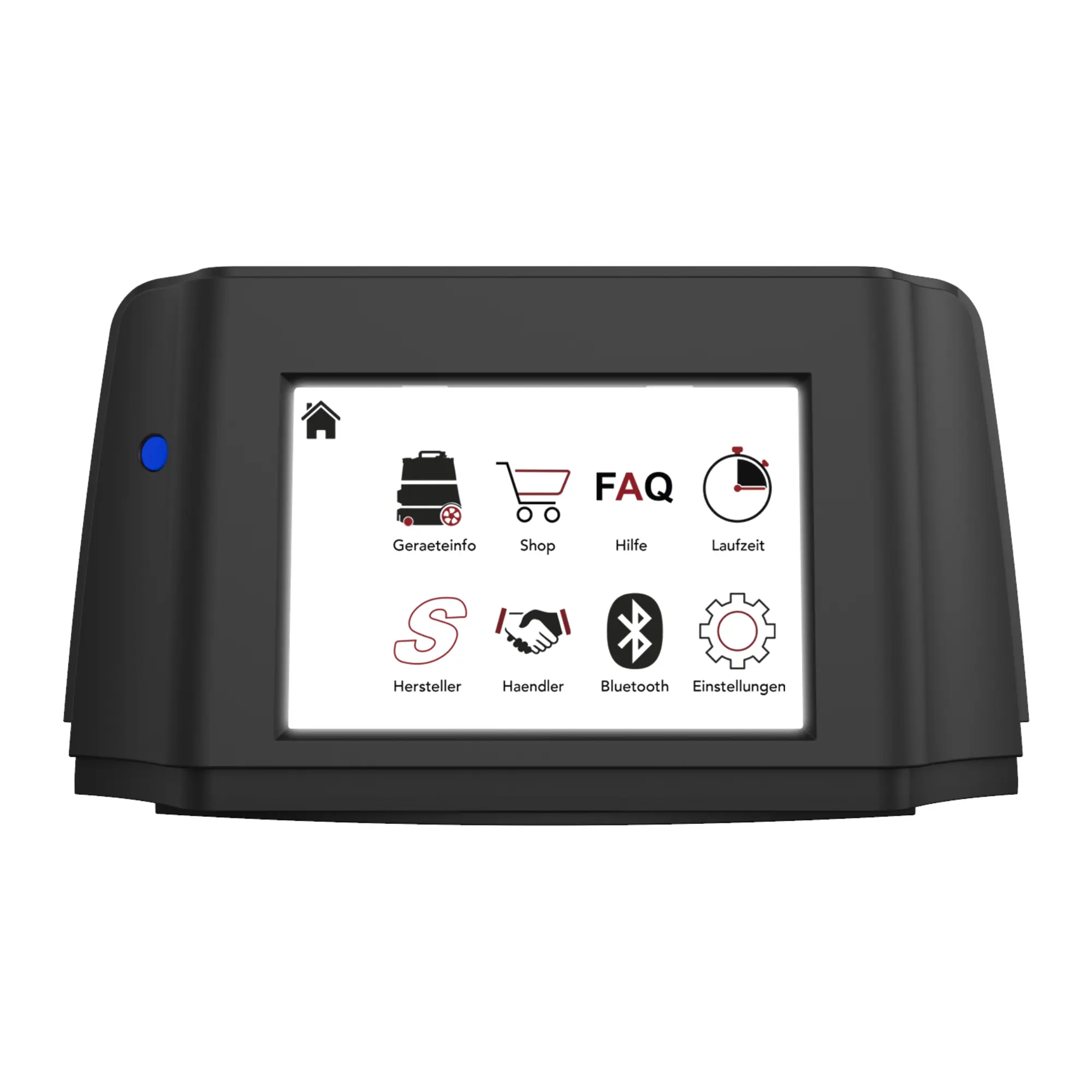 Sprintus Staubsauger ERA PRO ZERO mit Bordcomputer, interaktivem Touchdisplay, Füllstandsanzeige, Reservefach und USB-Anschluss für professionelle Reinigung