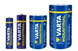 Varta Industrial Batterien Satz in den Größen AA, AAA, C und D für professionelle Anwendungen, Artikelnummer 12345