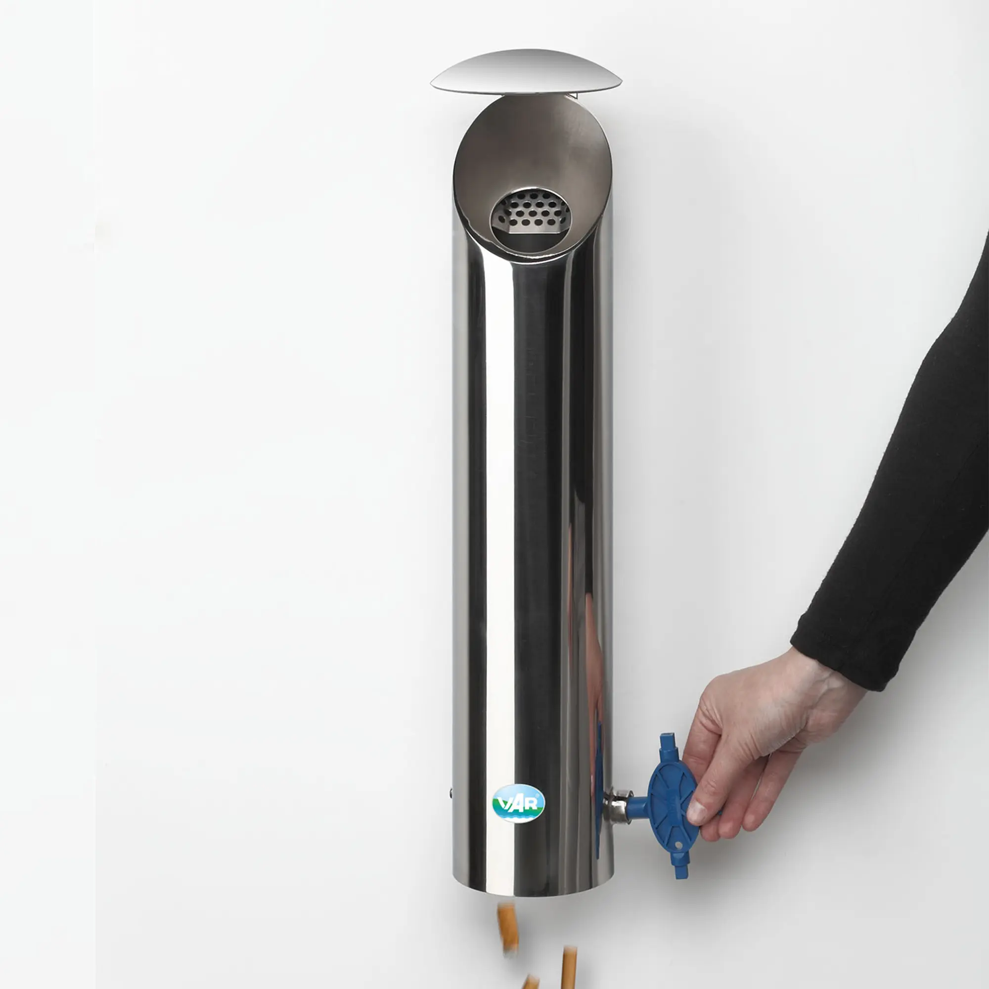 VAR Wandascher H 53 Edelstahl