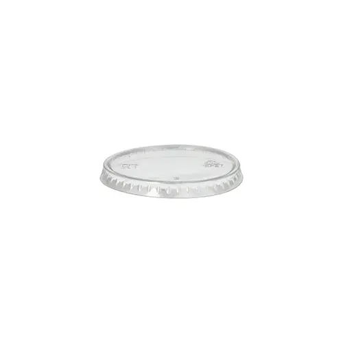 PAPSTAR Conpax (LM) 100 Deckel für Portionsbecher, rPET rund Ø 6,5 cm transparent