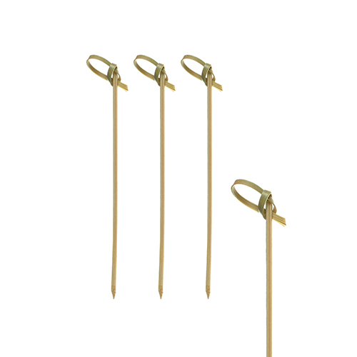 PAPSTAR Fingerfood - Picker "pure" 10 cm "Knoten", 15 x 40 Stück