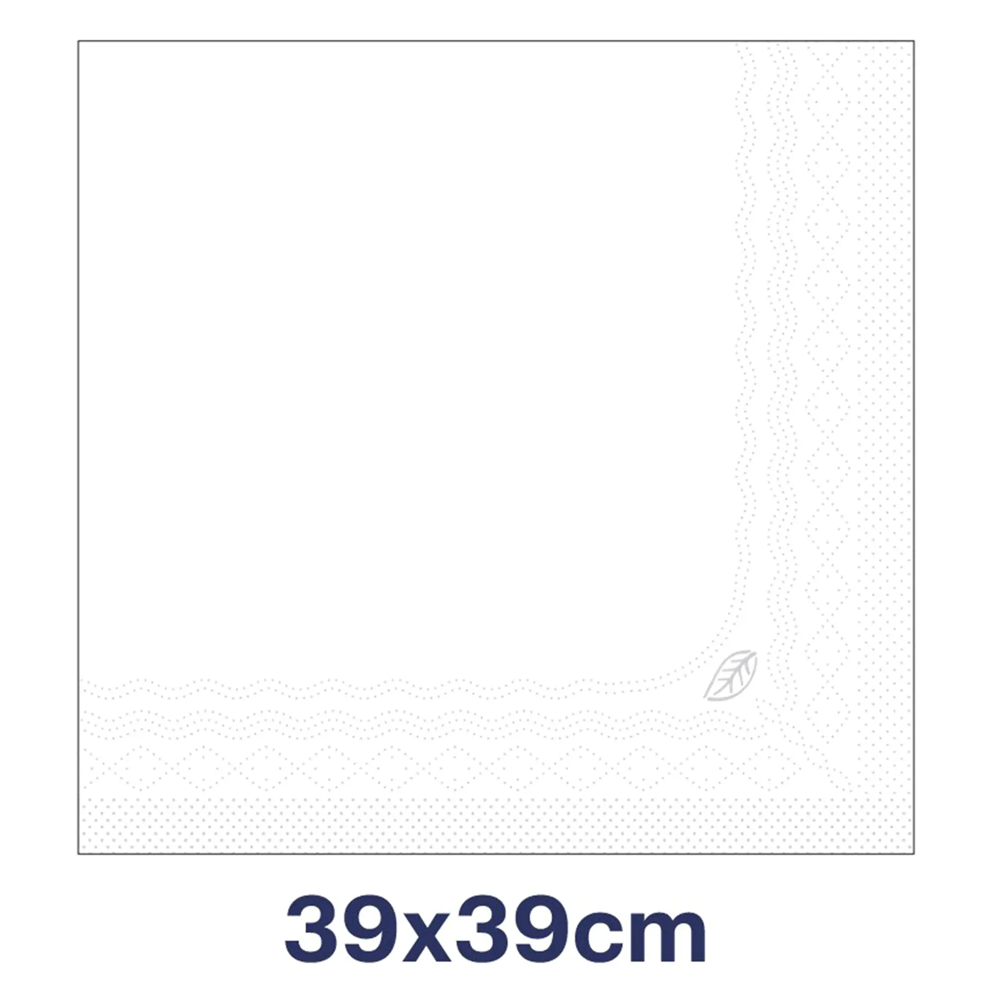 Tork 477554 Advanced Dinnerserviette 1/8-Falz, 19,8 x 9,8 cm, 2-lg, weiß