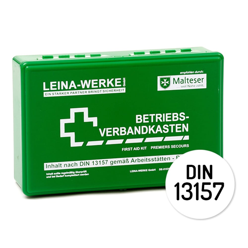 Leina Kleiner Betriebsverbandkasten Grün DIN 13157 20001_1