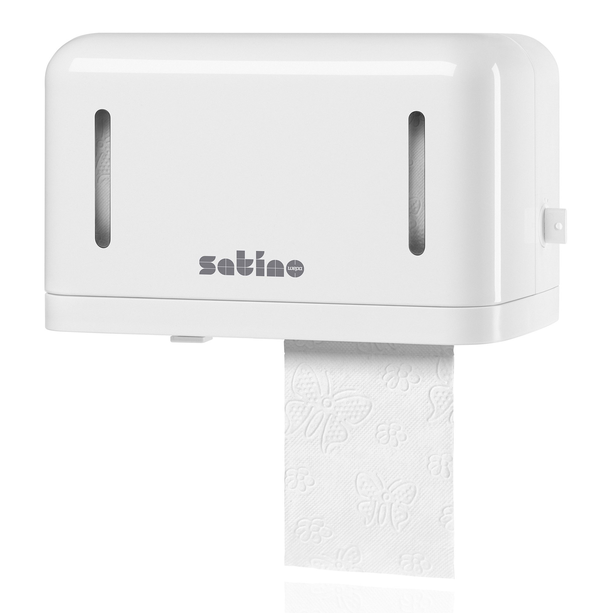 Satino by Wepa Toilettenpapierspender 2 Kleinrollen 331080_1