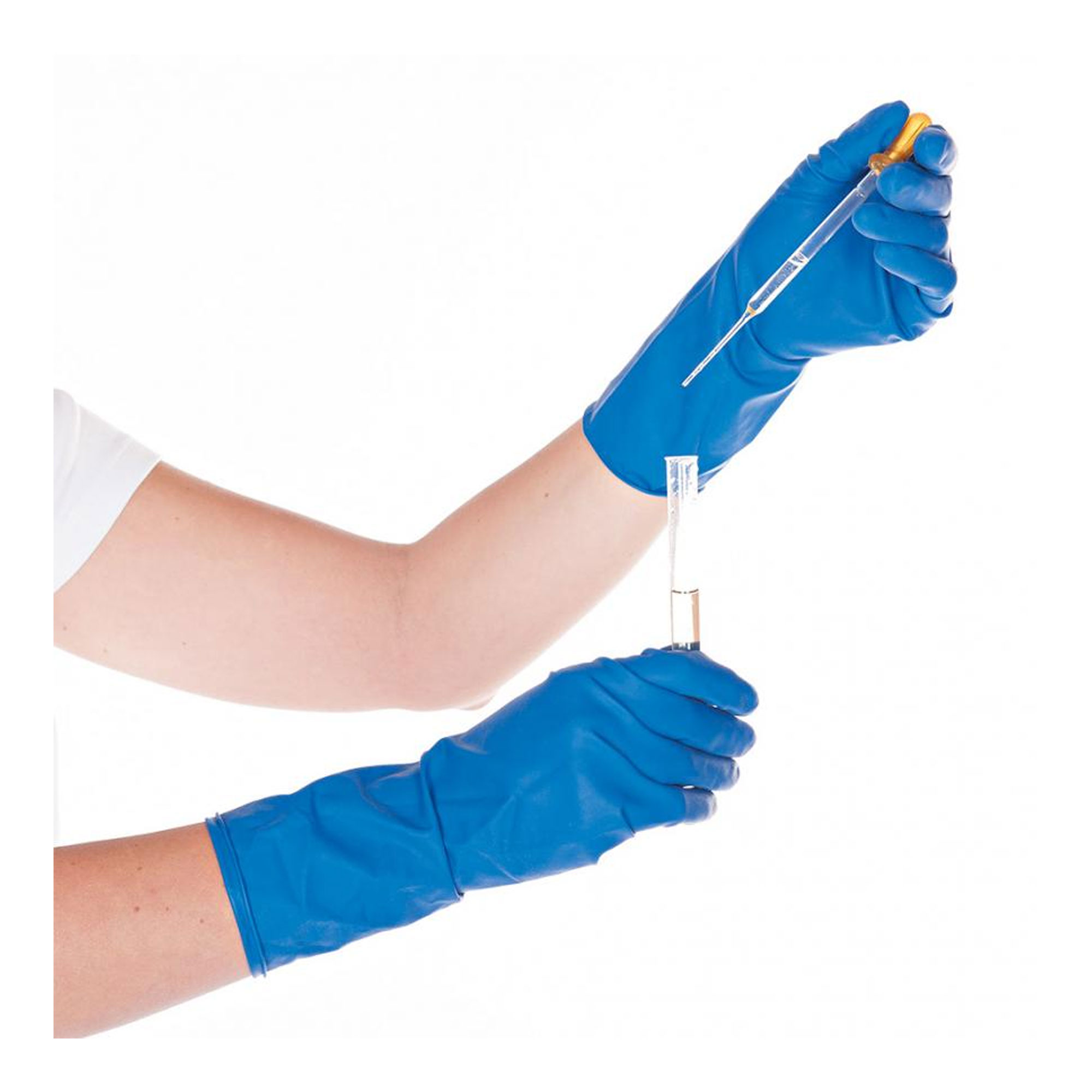 Hygostar High Risk Chemikalienschutzhandschuhe blau, VE 500 Stück