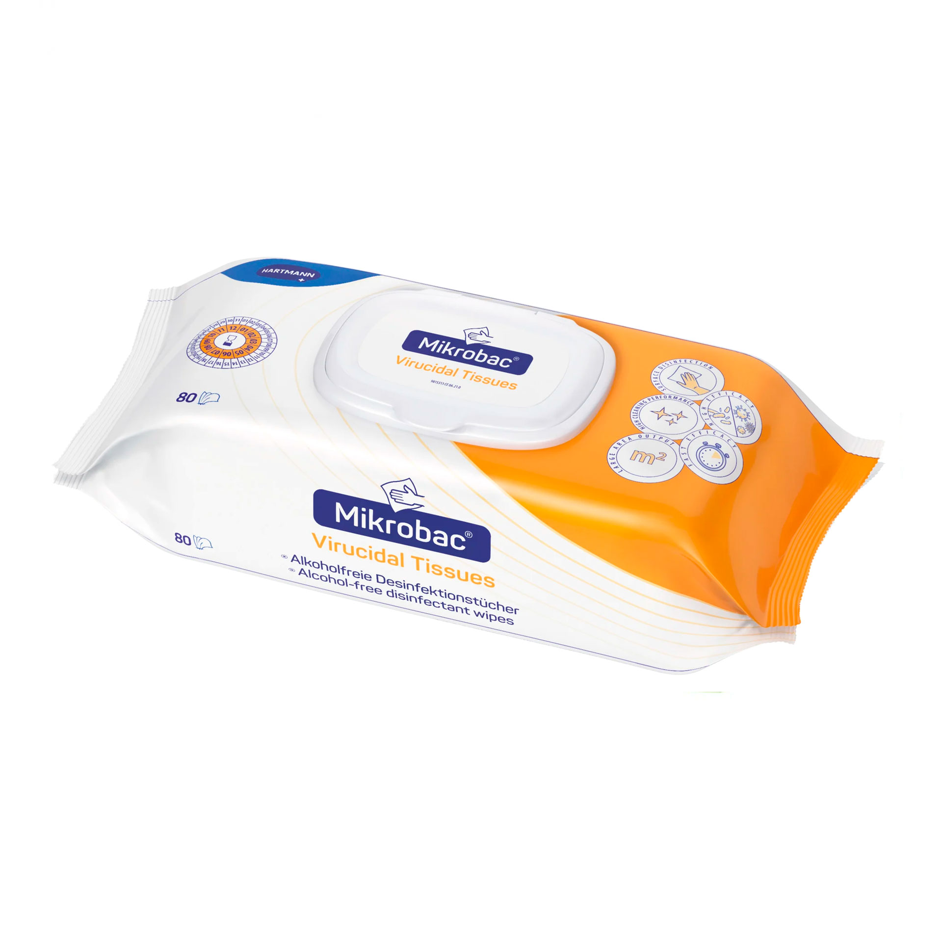 Bode Mikrobac Virucidal Tissues Flow-Pack alkoholfreie Desinfektionstücher