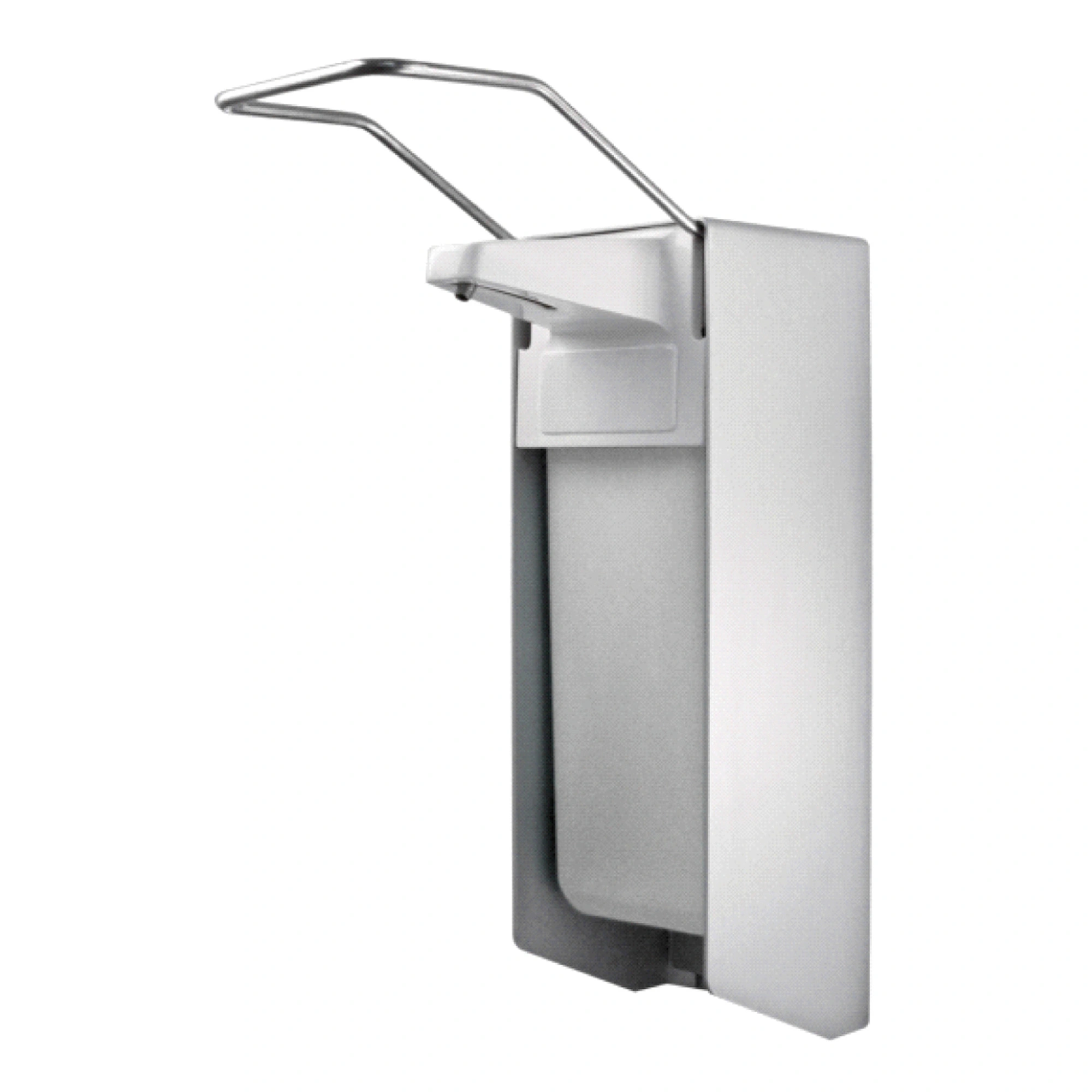 Temdex Desinfektionsmittelspender 500 ml Aluminium mit langem Hebel zur hygienischen Händedesinfektion, geeignet für Desinfektionsmittel, Seifen und Lotionen