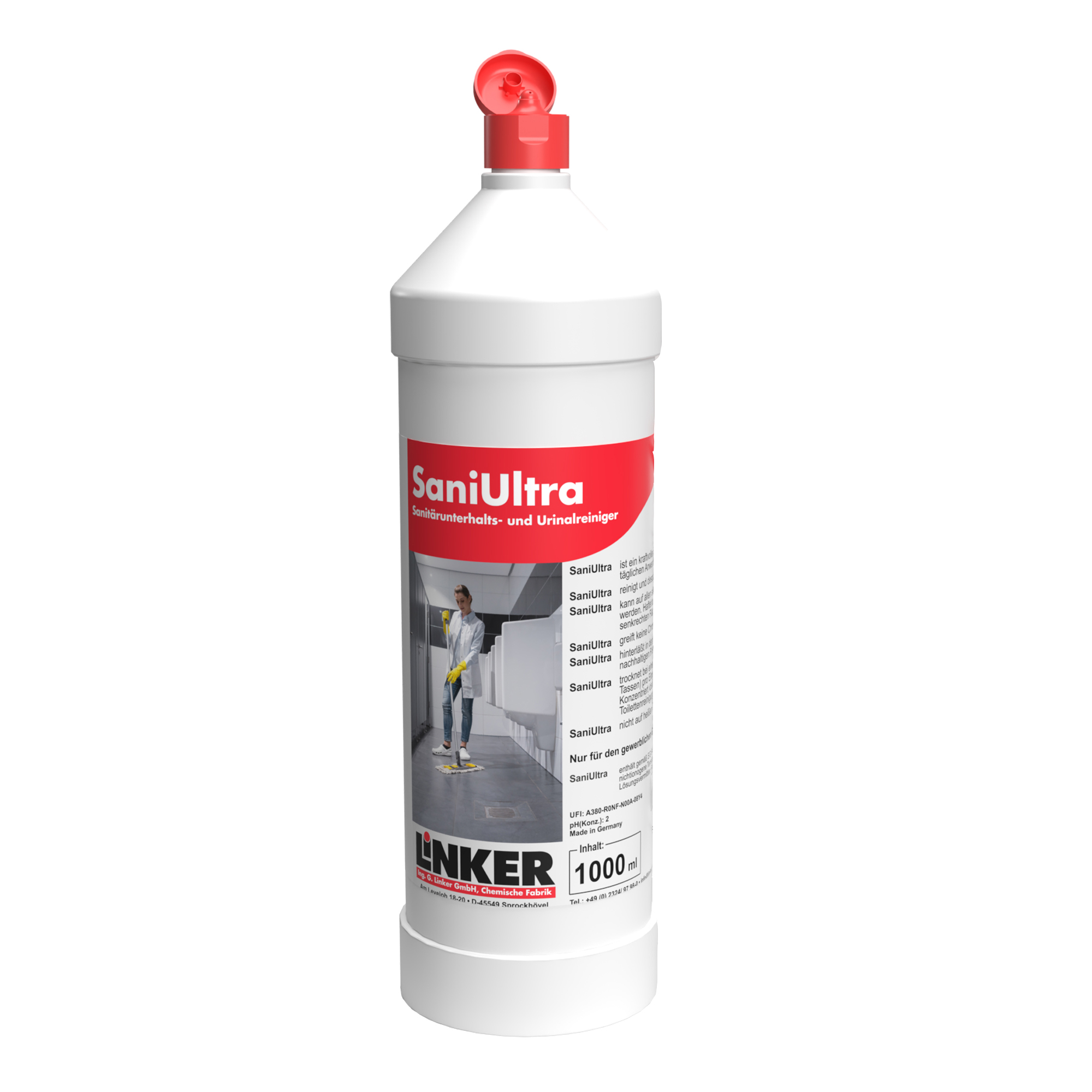 Linker Sani-Ultra Sanitärreiniger 1 Liter Flasche 112-1-1_1
