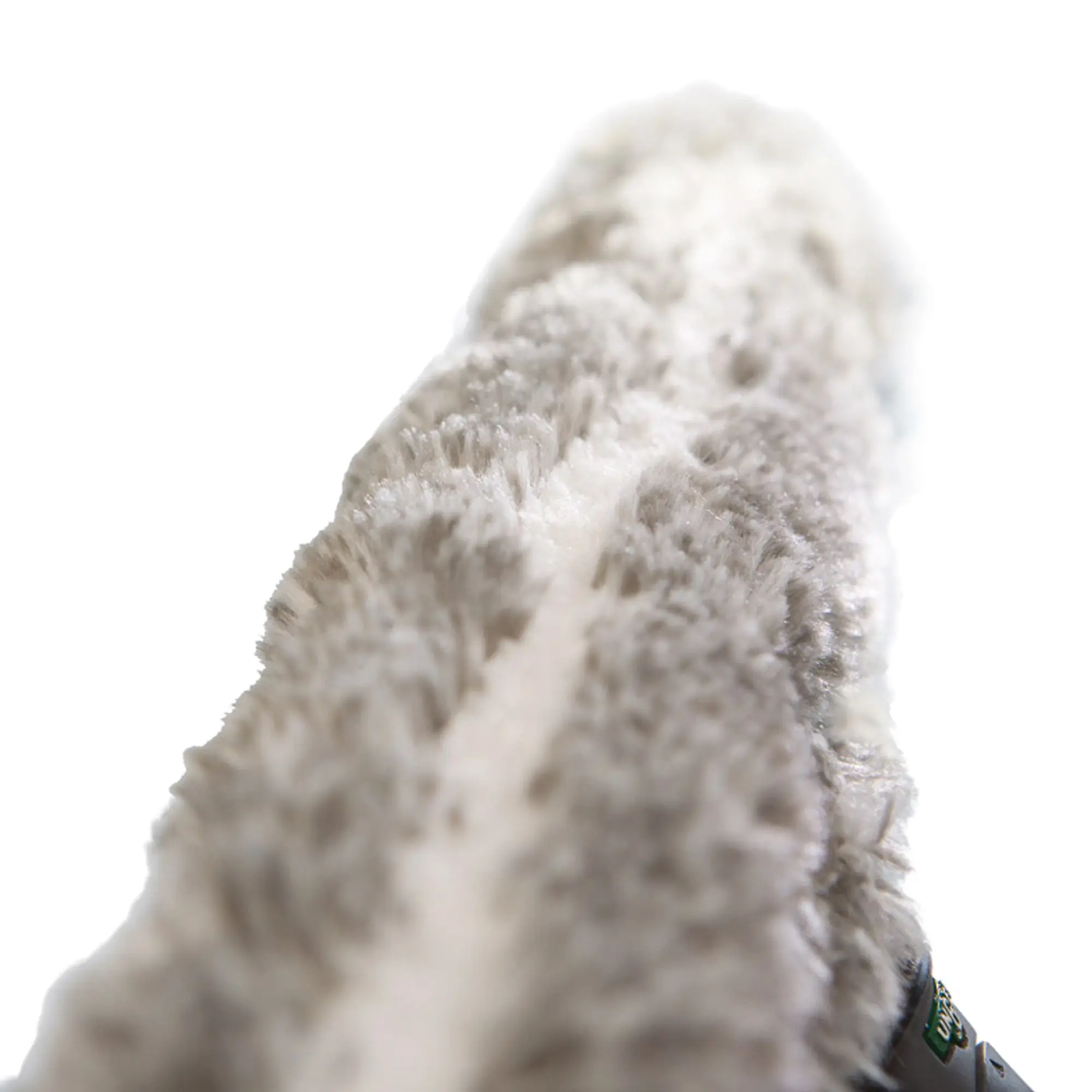 Unger ErgoTec Ninja Einwascherbezug von Unger, grauer Mikrofaser-Einwascher mit seitlichen Schrubbpads für hohe Wasseraufnahme und gründliche Fensterreinigung