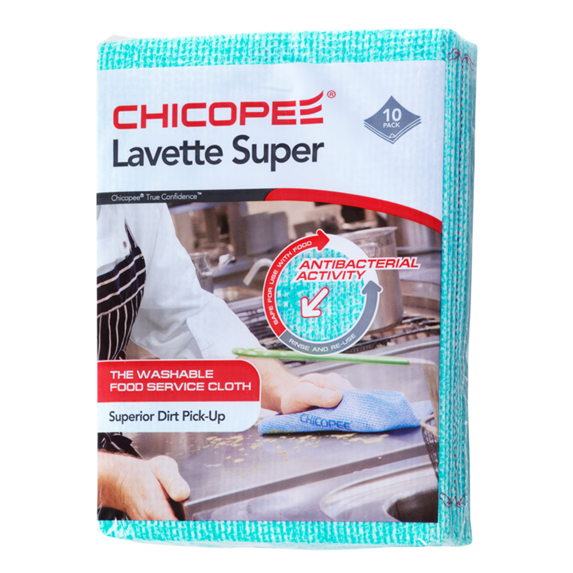 Chicopee Lavette Super Wisch- Spültücher, 10 Stück grün 7453200_1
