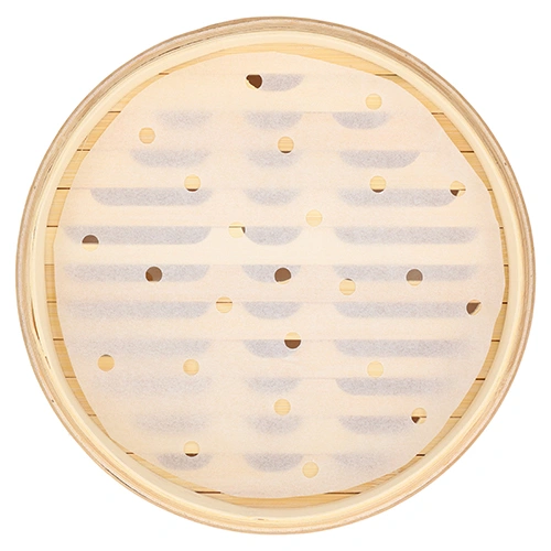PAPSTAR Dampfgarer Bambus "ASIA" Ø 25 cm, 16 cm 3-teilig, 4 x 1 Stück