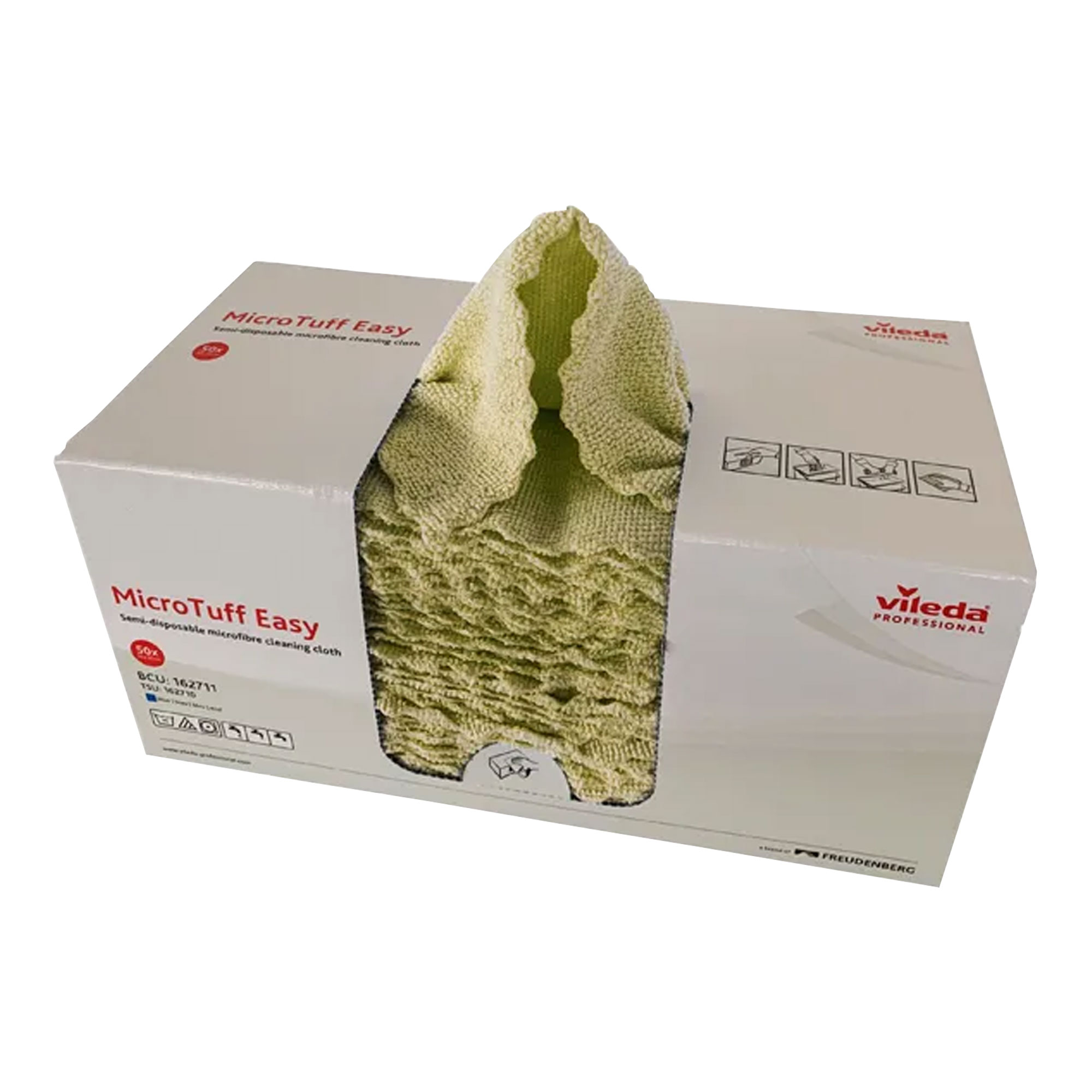 Microtuff Vileda Microfasertuch MicroTuff Easy, 50 Stück