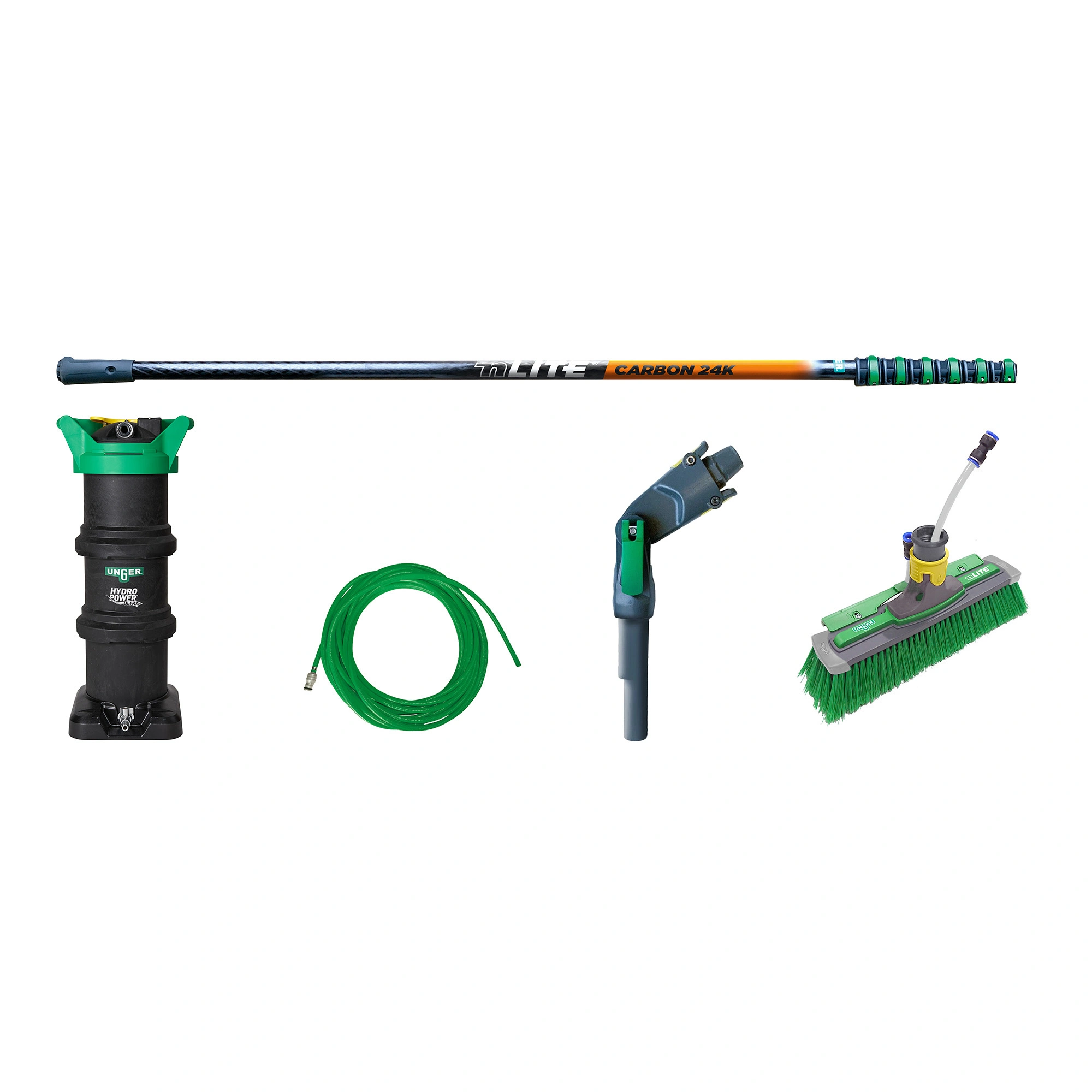 Unger HydroPower Ultra DI-Reinwassersystem Set Fortgeschritten Carbon 8,6 m