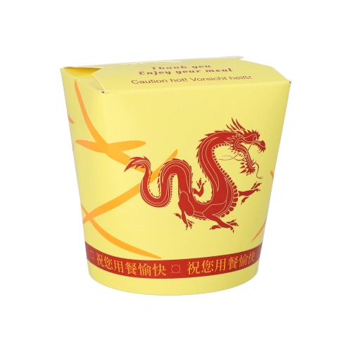 Starpak Snackboxen "ASIA" rund 900 ml 11,2 cm x 11 cm x 9,5 cm "Dragon", 10 x 50 Stück
